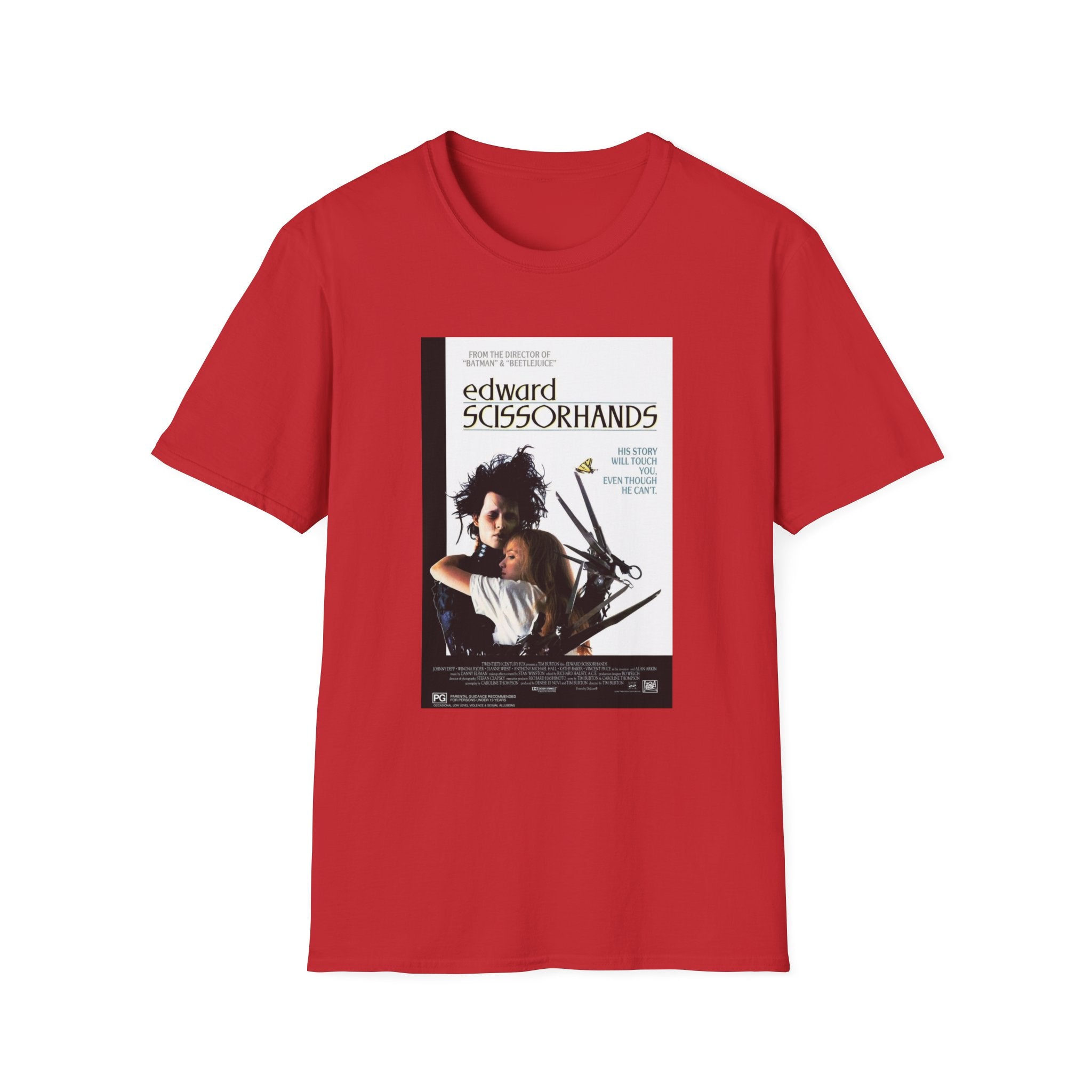 Edward Scissorhands Unisex Softstyle T-Shirt | Vintage Movie Tee | Perfect for Fans - Millennial Era Clothing