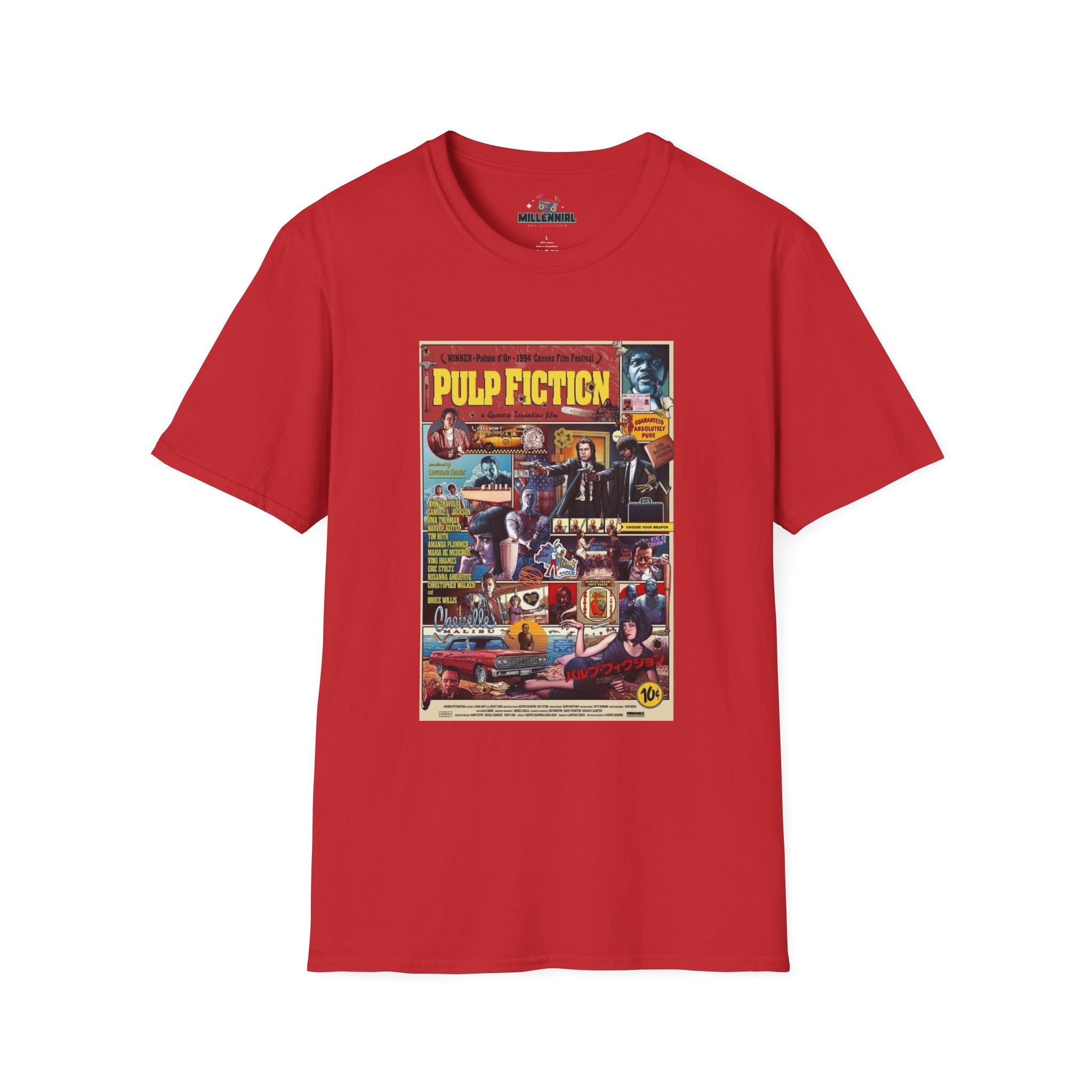 Pulp Fiction T-Shirt – Vintage 90s Movie Graphic Tee - Millennial Era Clothing