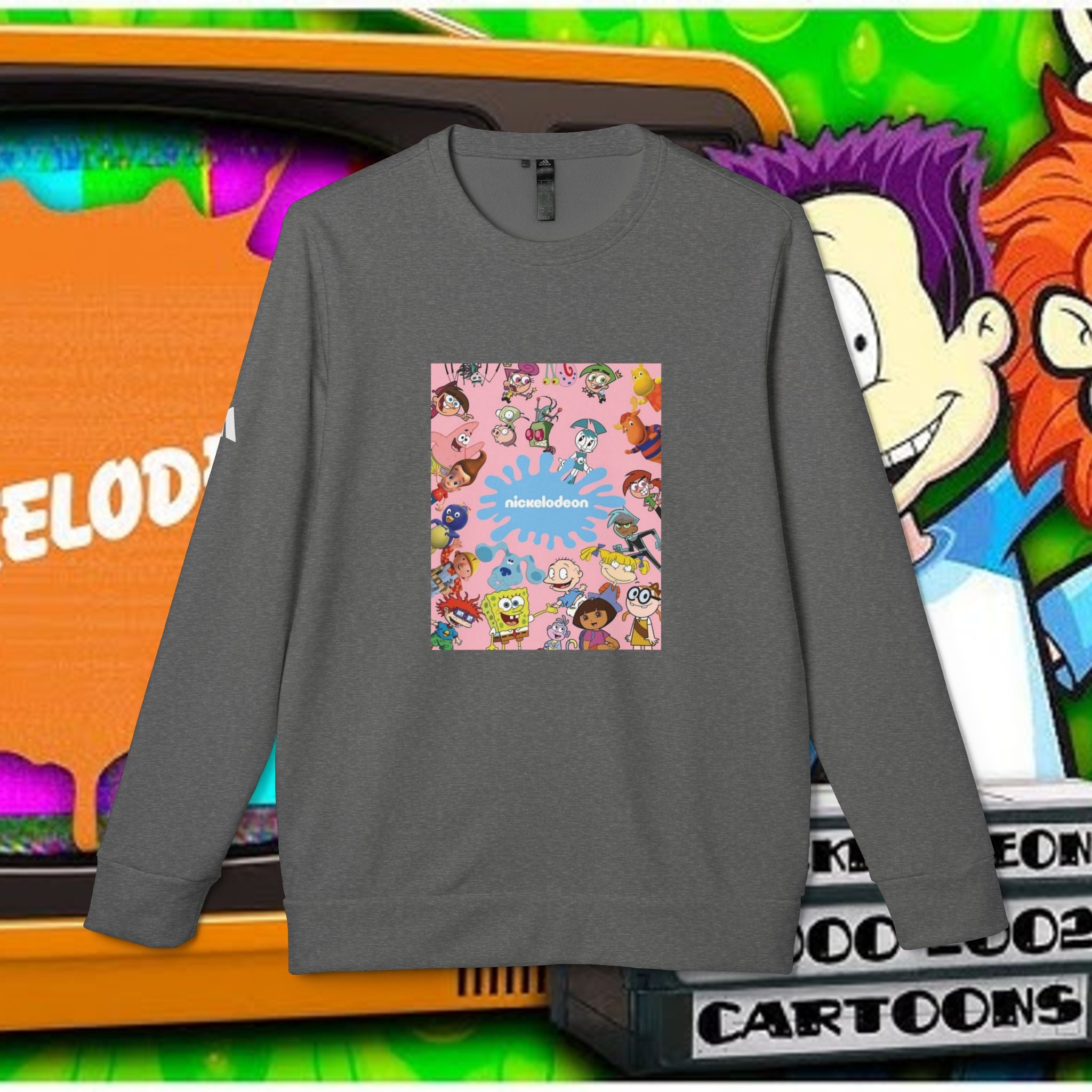 90s Nickelodeon Classics Long Sleeve Graphic Tee – Adidas Collab