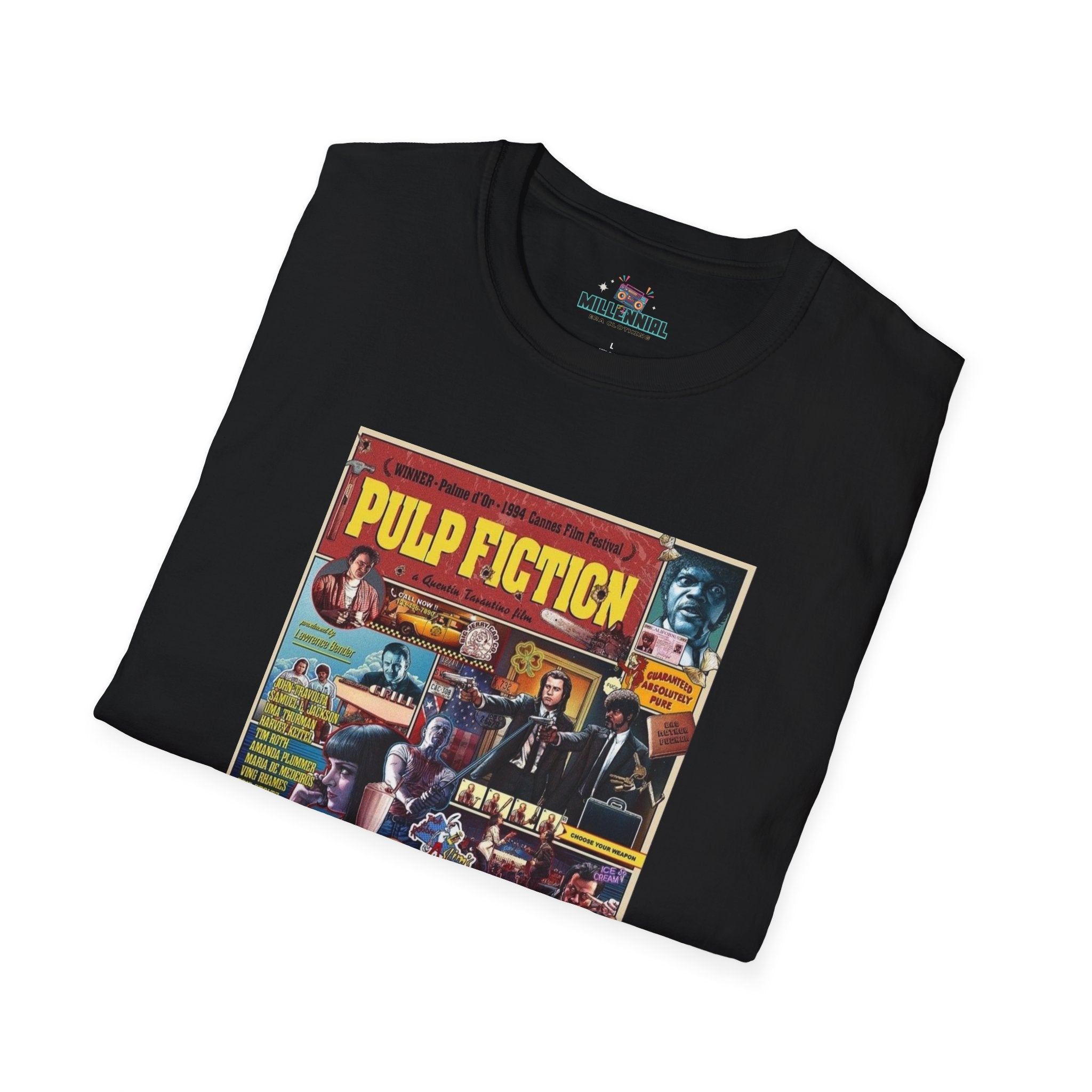 Pulp Fiction T-Shirt – Vintage 90s Movie Graphic Tee - Millennial Era Clothing