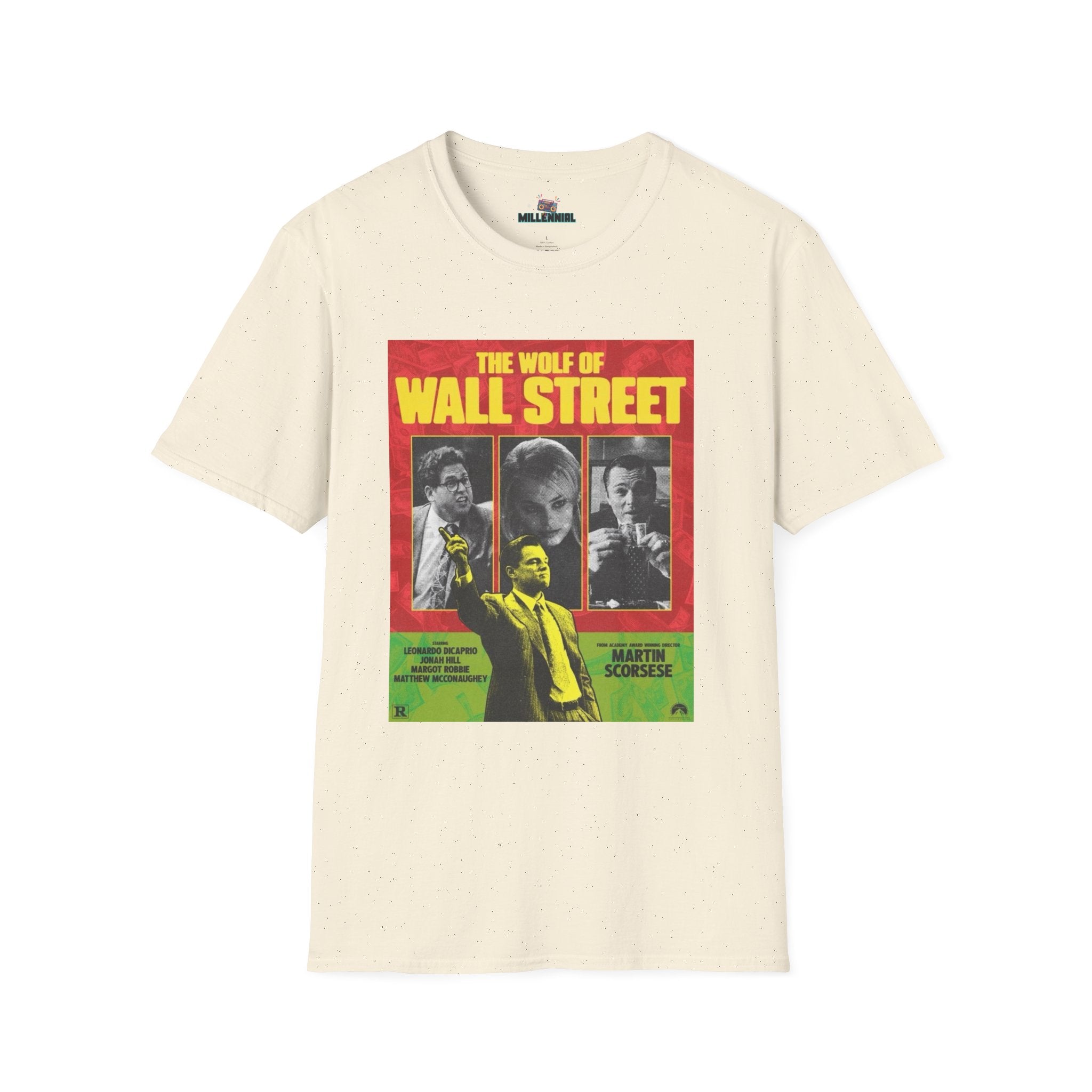 The Wolf of Wall Street T-Shirt – Bold & Iconic Movie Graphic Tee
