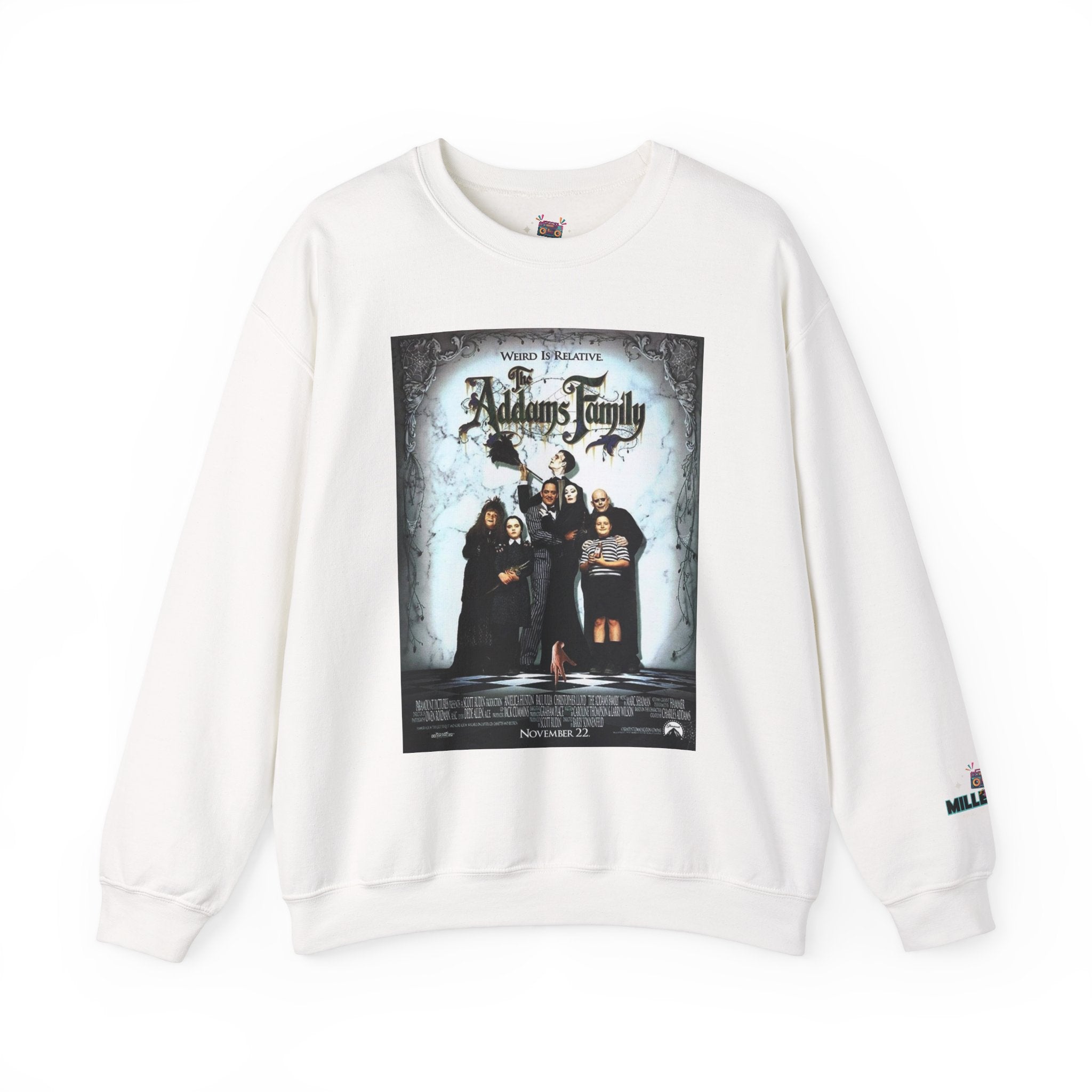 The Addams Family Movie Poster Hoodie – 90s Gothic Nostalgia