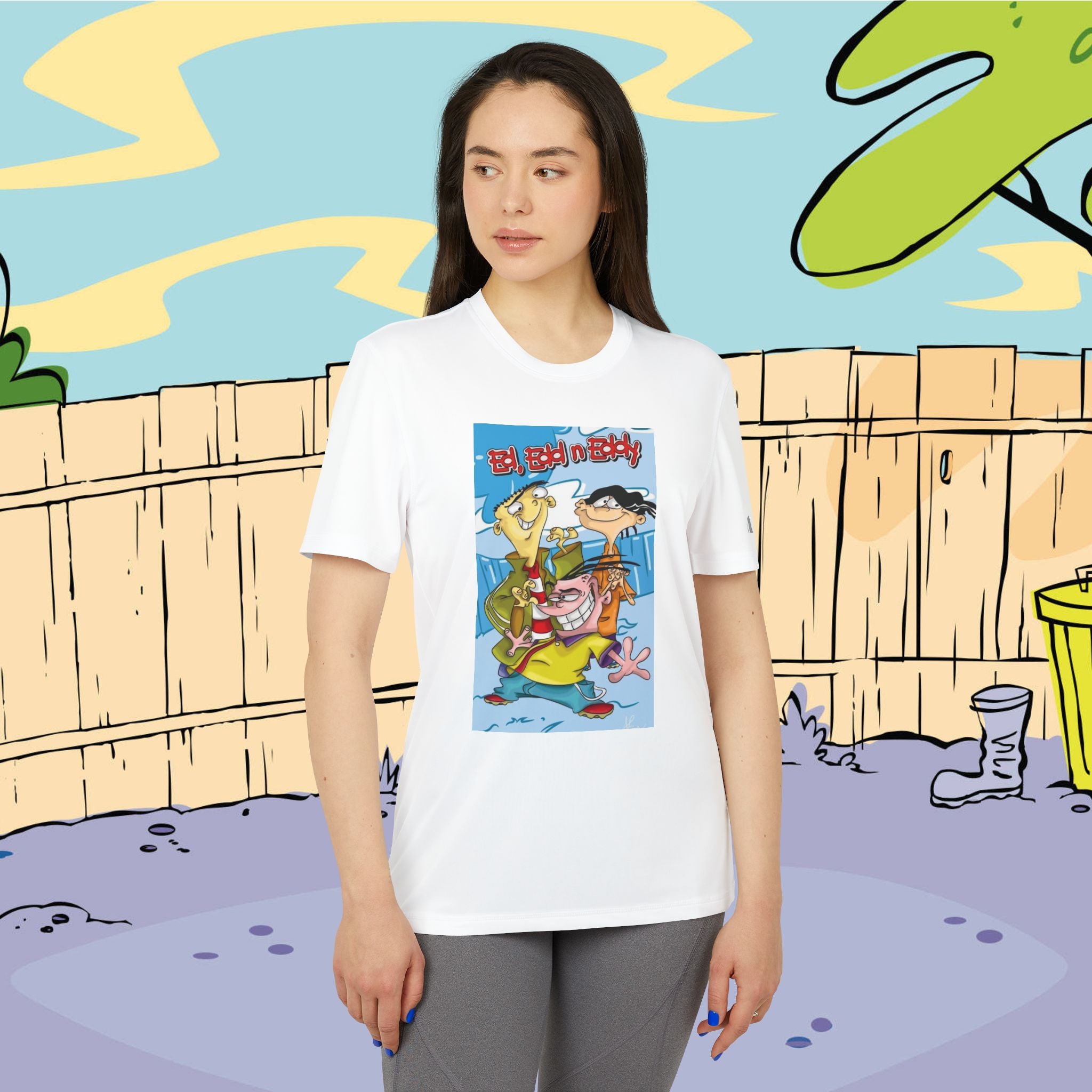 Ed, Edd n Eddy Classic Trio Graphic Tee - Adidas Collection - Millennial Era Clothing
