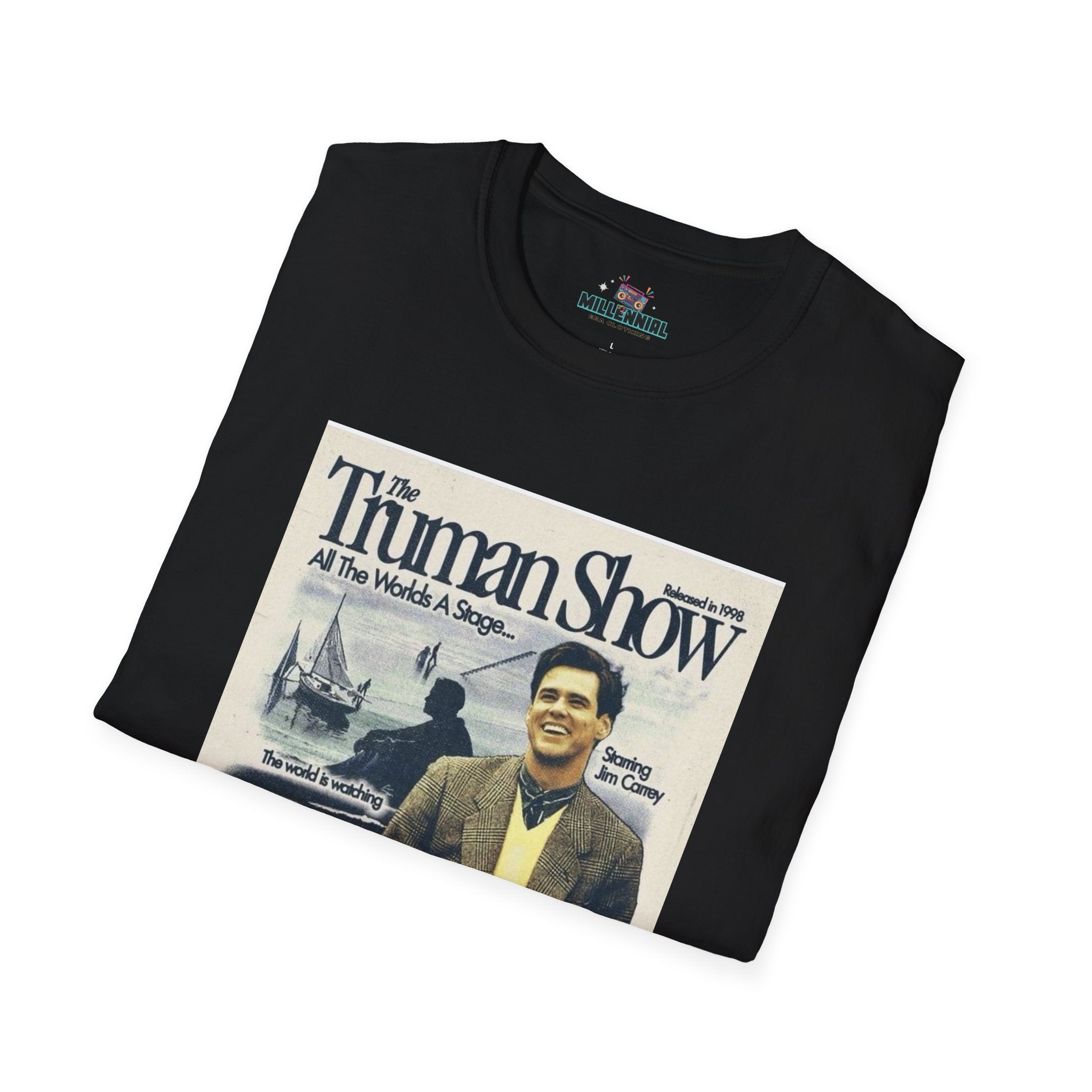 The Truman Show Graphic T-Shirt for Movie Lovers - Millennial Era Clothing