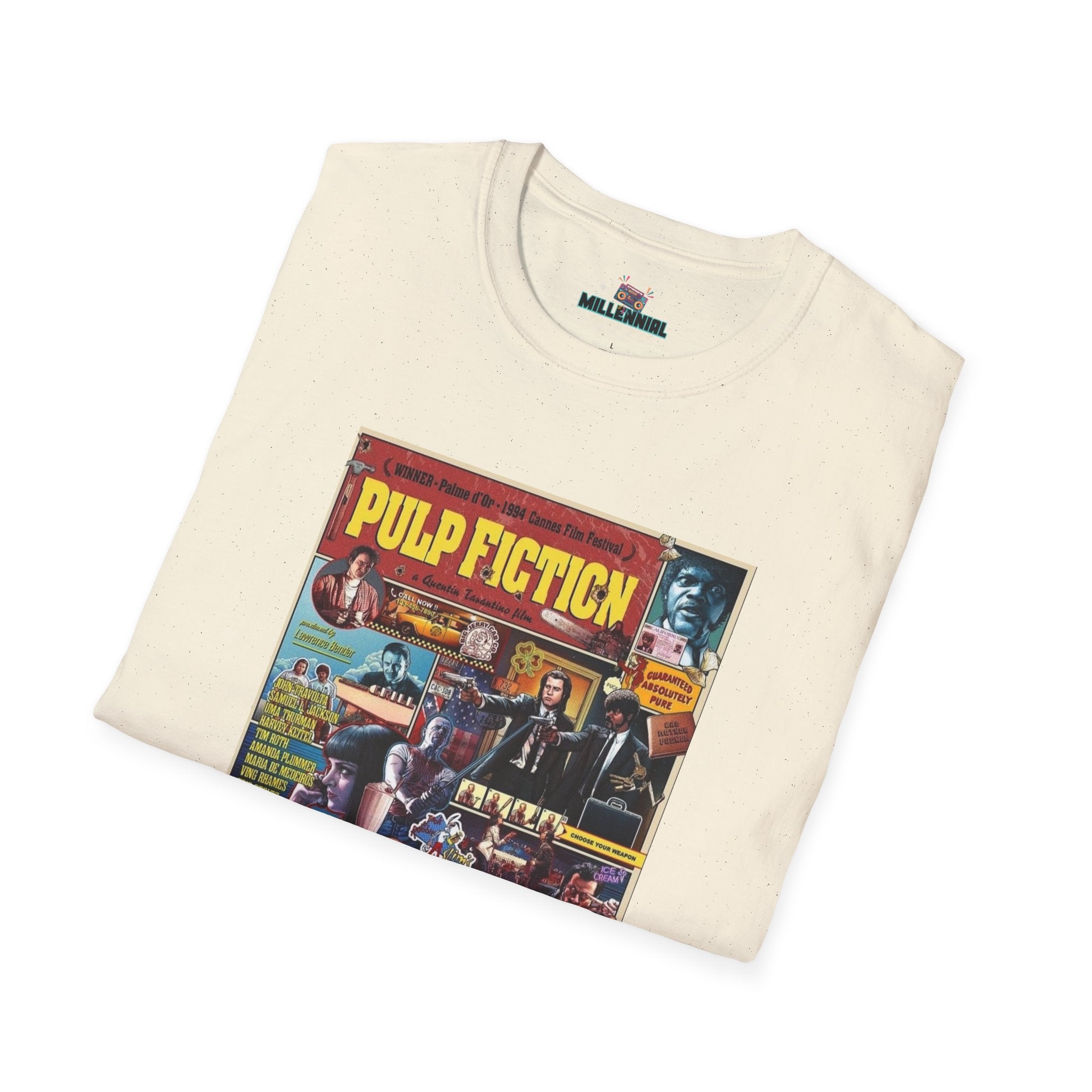 Pulp Fiction T-Shirt – Vintage 90s Movie Graphic Tee - Millennial Era Clothing