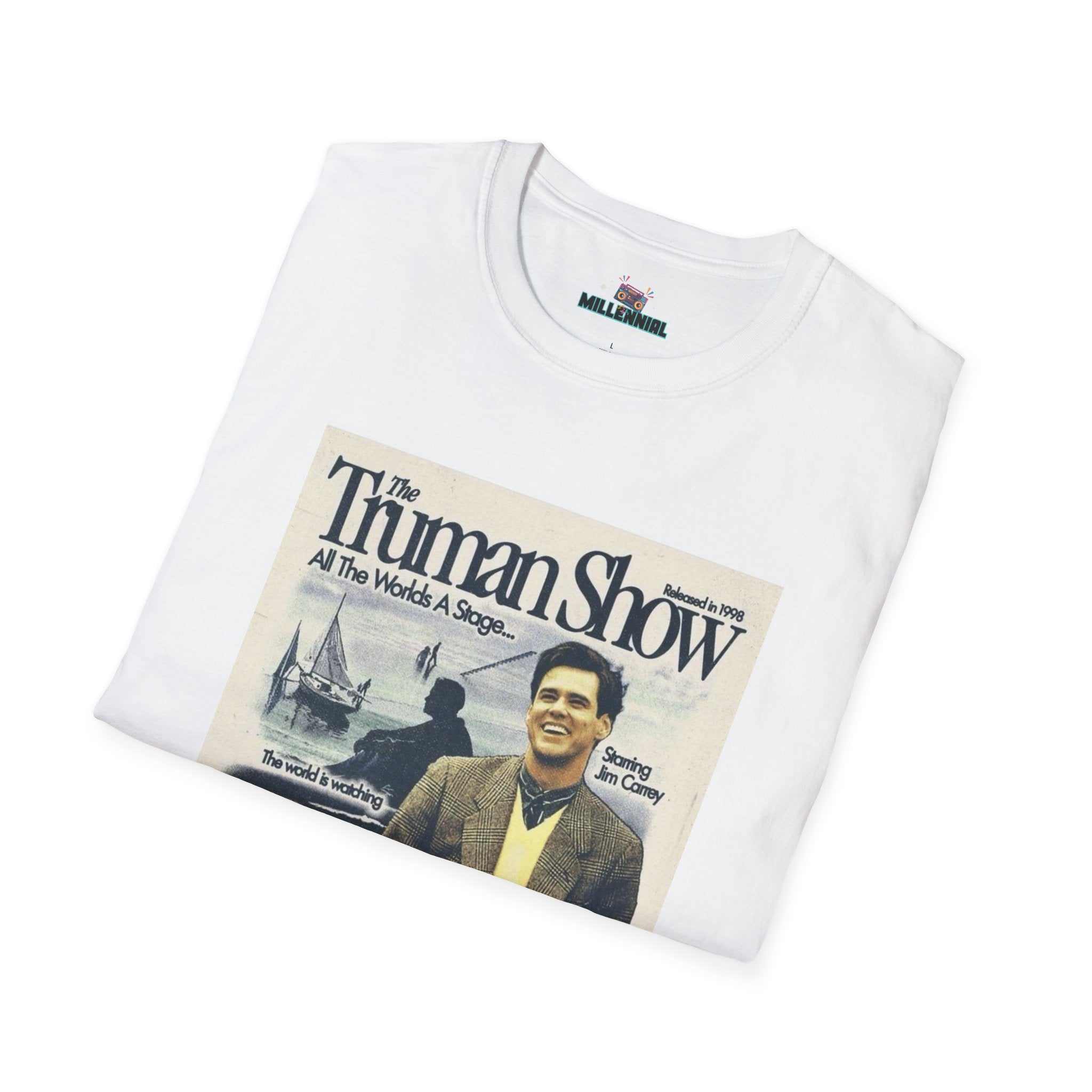 The Truman Show Graphic T-Shirt for Movie Lovers - Millennial Era Clothing