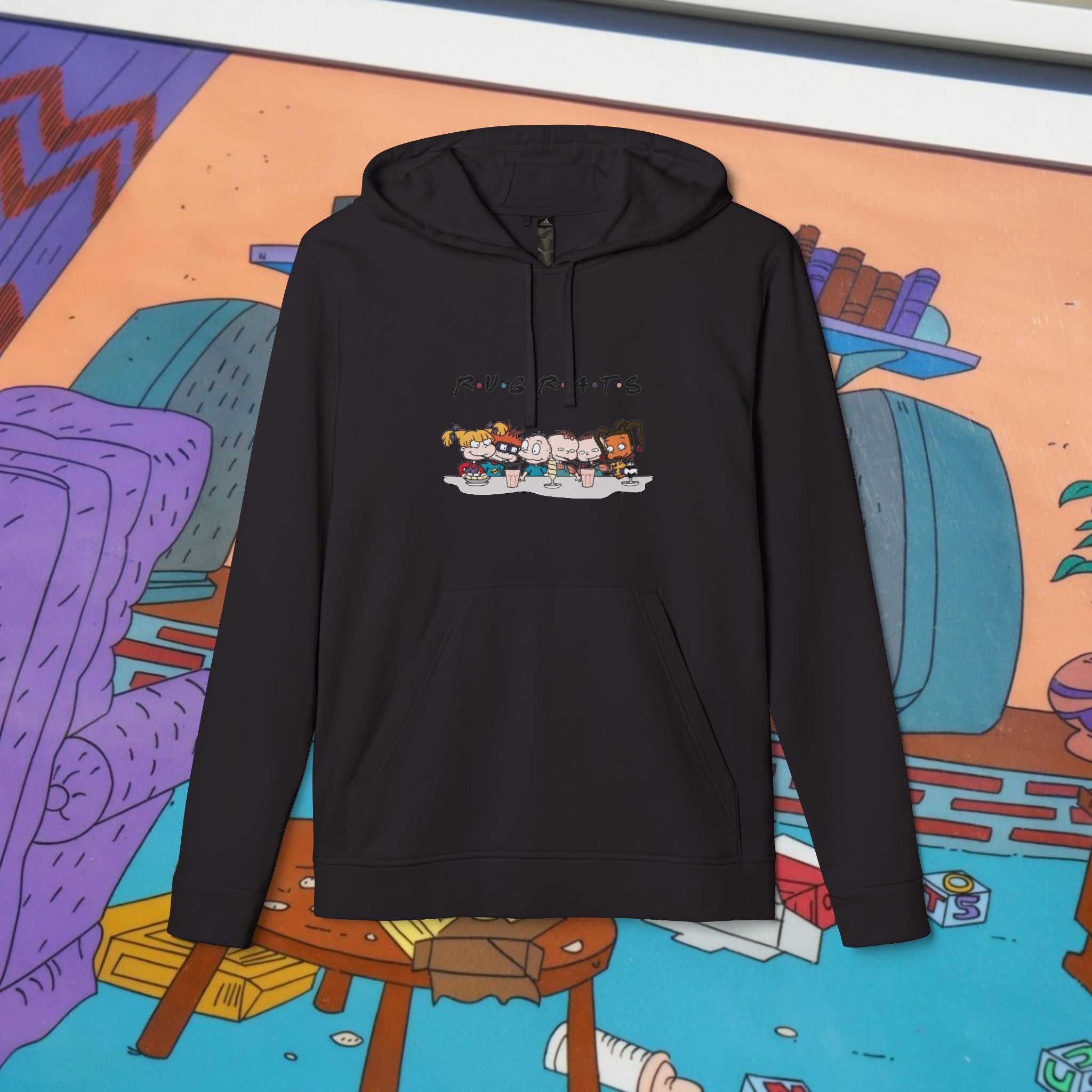 Rugrats x Friends-Inspired Hoodie – Adidas Collab - Millennial Era Clothing
