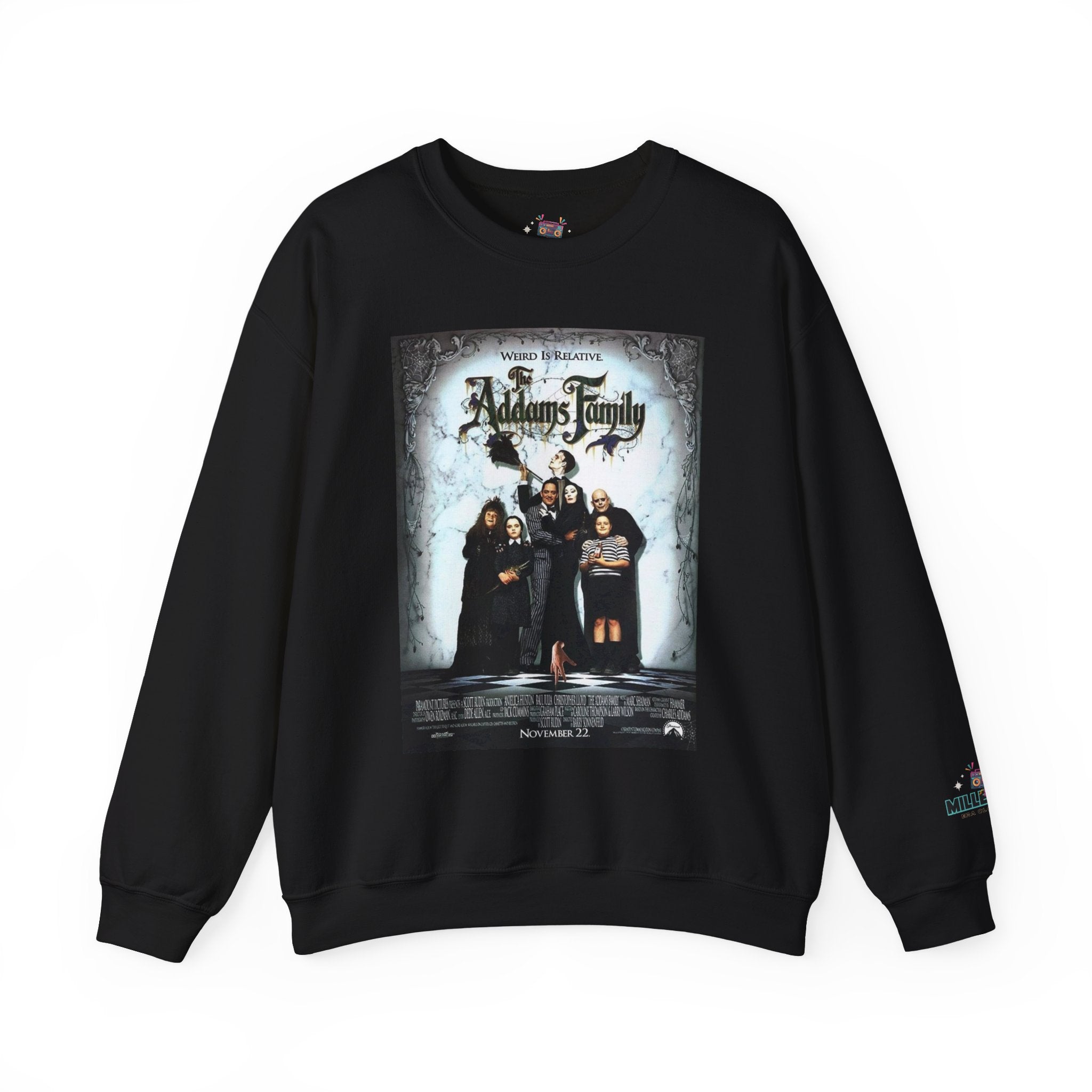 The Addams Family Movie Poster Hoodie – 90s Gothic Nostalgia
