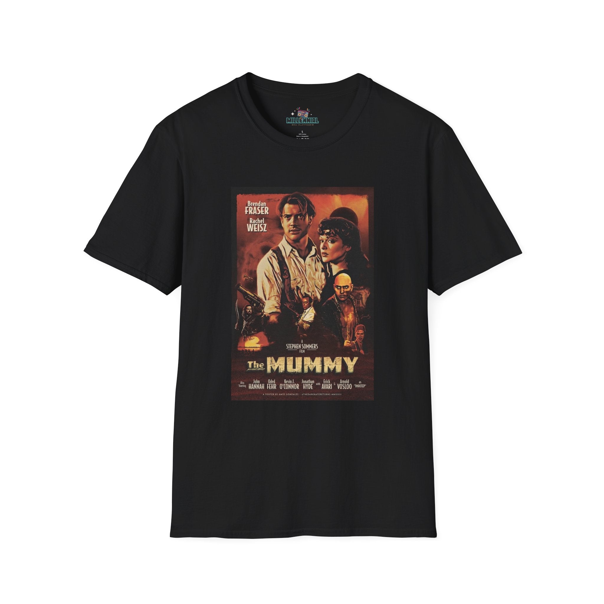 The Mummy Retro Movie Poster T-Shirt – 90s Adventure Classic Graphic Tee - Millennial Era Clothing