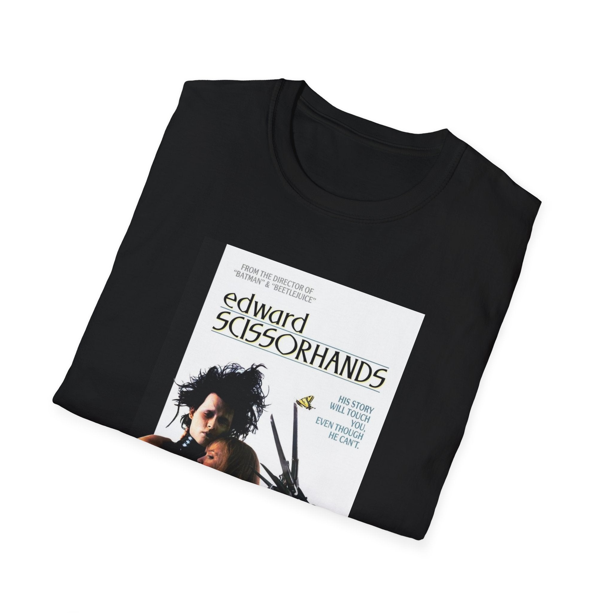 Edward Scissorhands Unisex Softstyle T-Shirt | Vintage Movie Tee | Perfect for Fans - Millennial Era Clothing