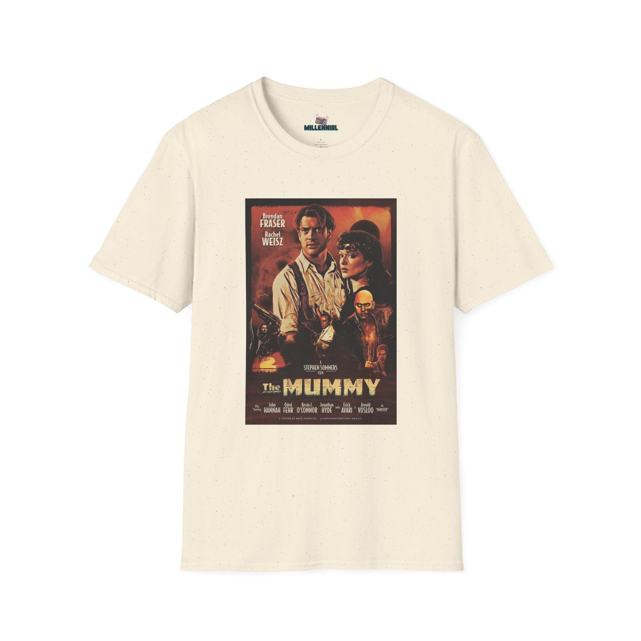 The Mummy Retro Movie Poster T-Shirt – 90s Adventure Classic Graphic Tee - Millennial Era Clothing
