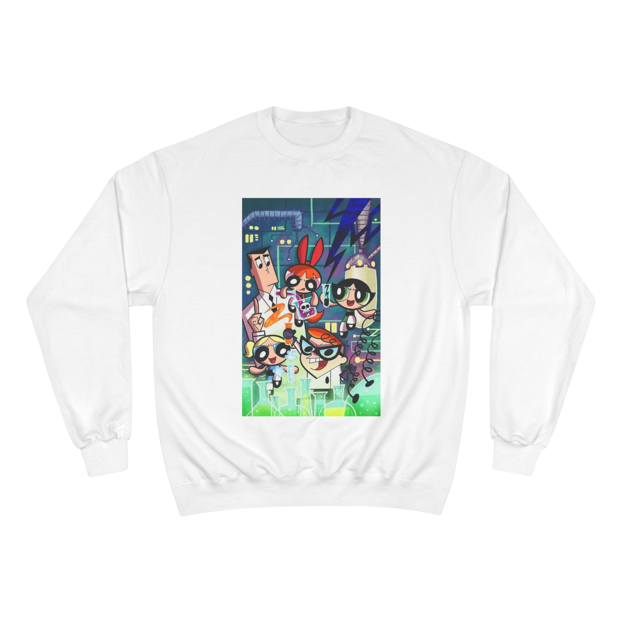 Powerpuff Girls x Dexter’s Laboratory Sweatshirt – Champion Collab
