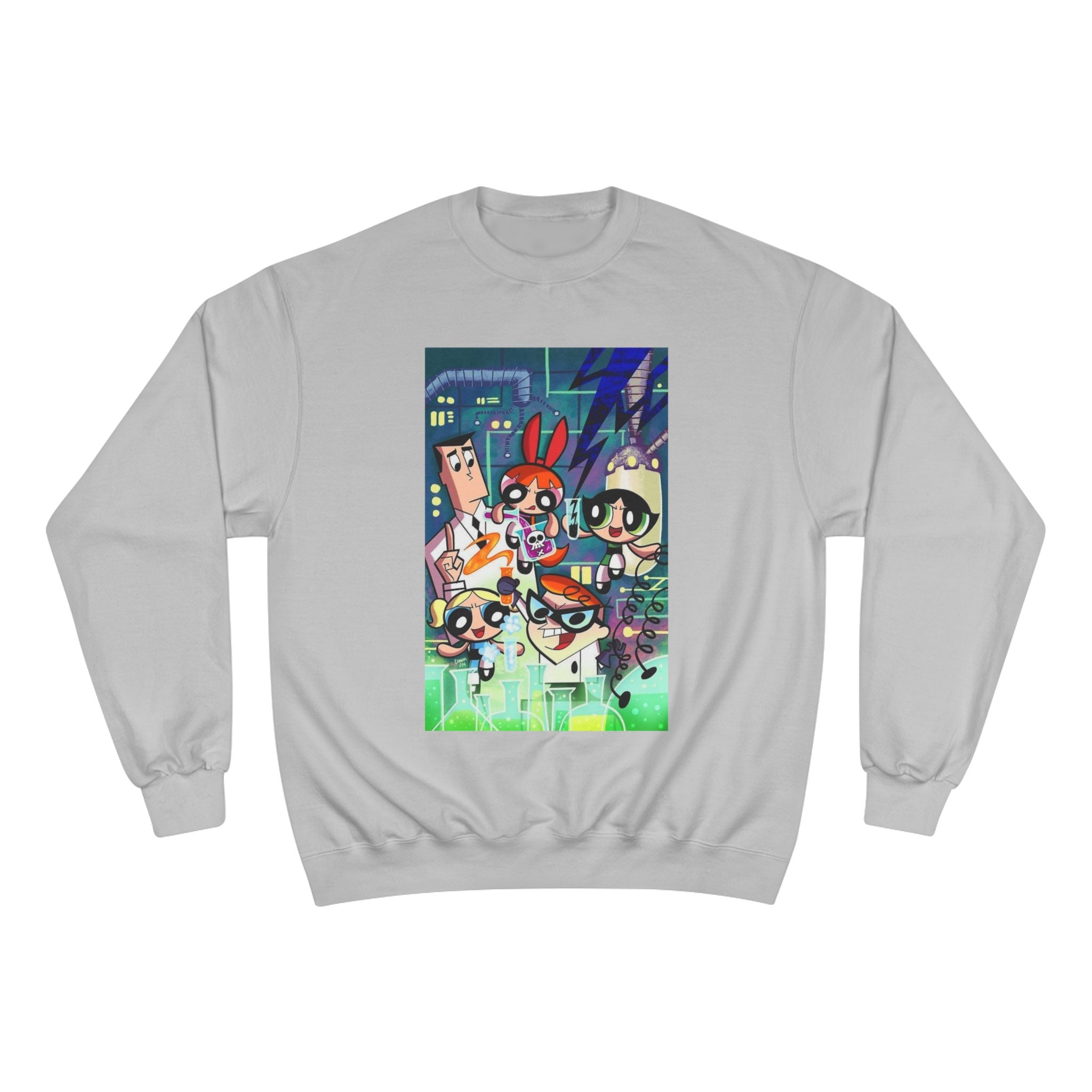 Powerpuff Girls x Dexter’s Laboratory Sweatshirt – Champion Collab