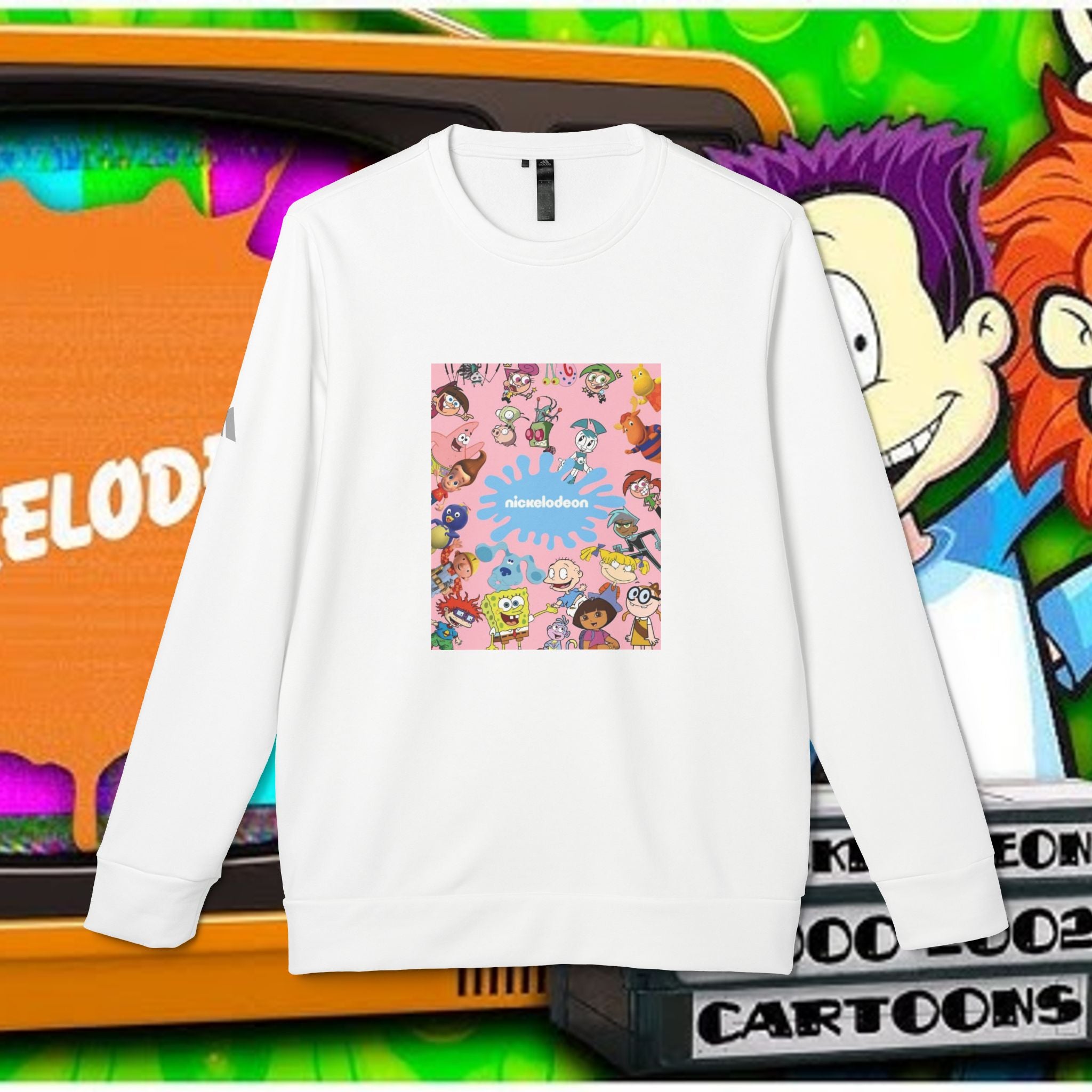 90s Nickelodeon Classics Long Sleeve Graphic Tee – Adidas Collab