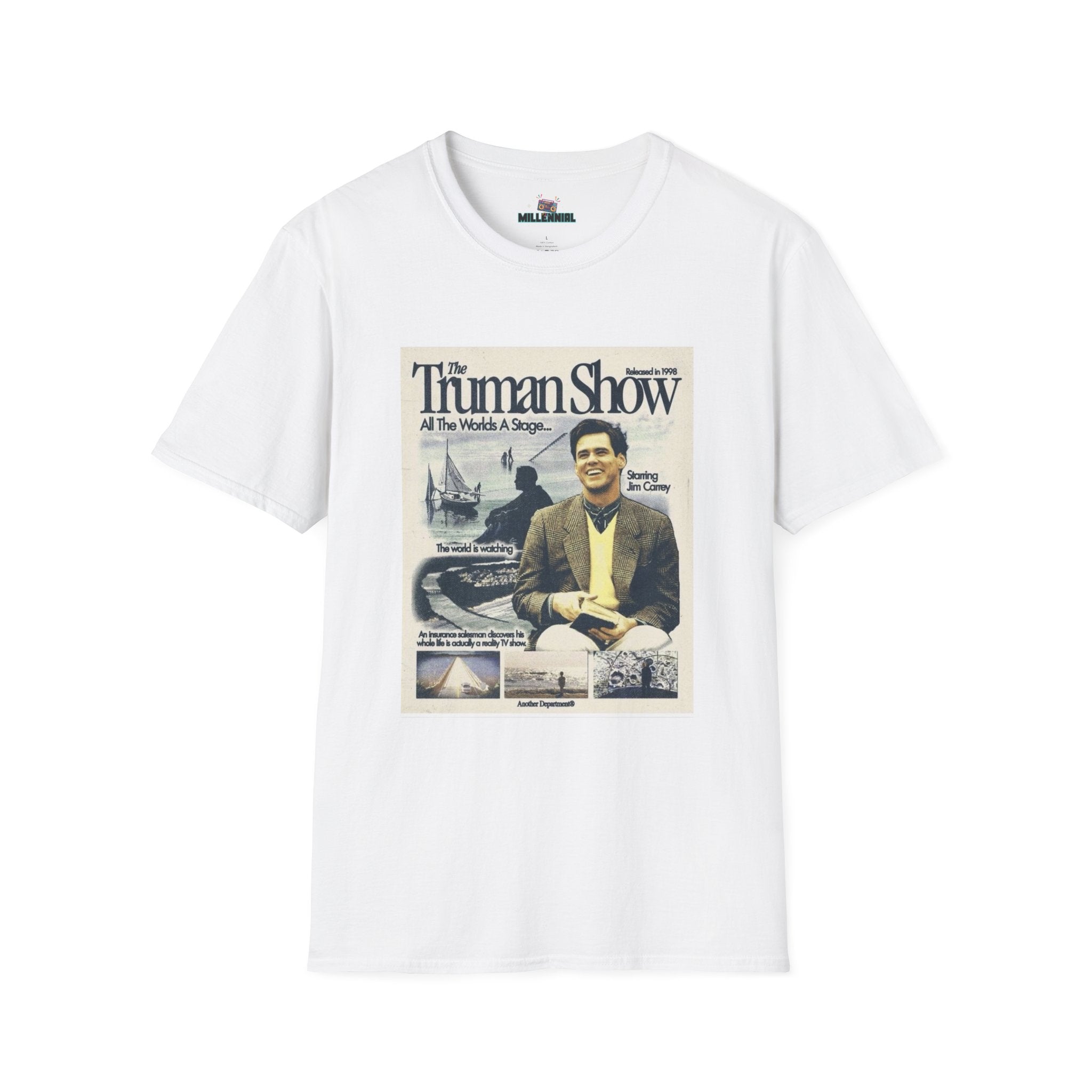 The Truman Show Graphic T-Shirt for Movie Lovers - Millennial Era Clothing
