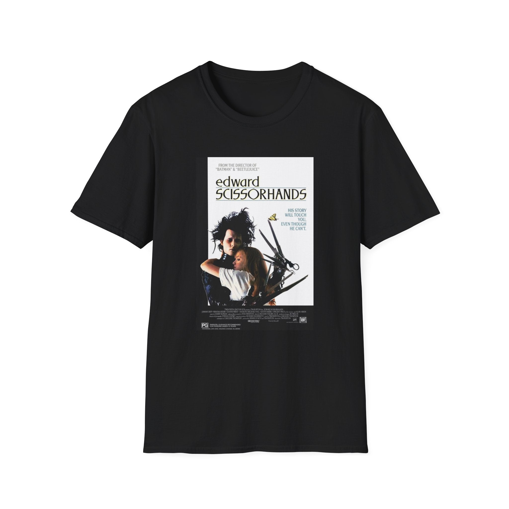 Edward Scissorhands Unisex Softstyle T-Shirt | Vintage Movie Tee | Perfect for Fans - Millennial Era Clothing