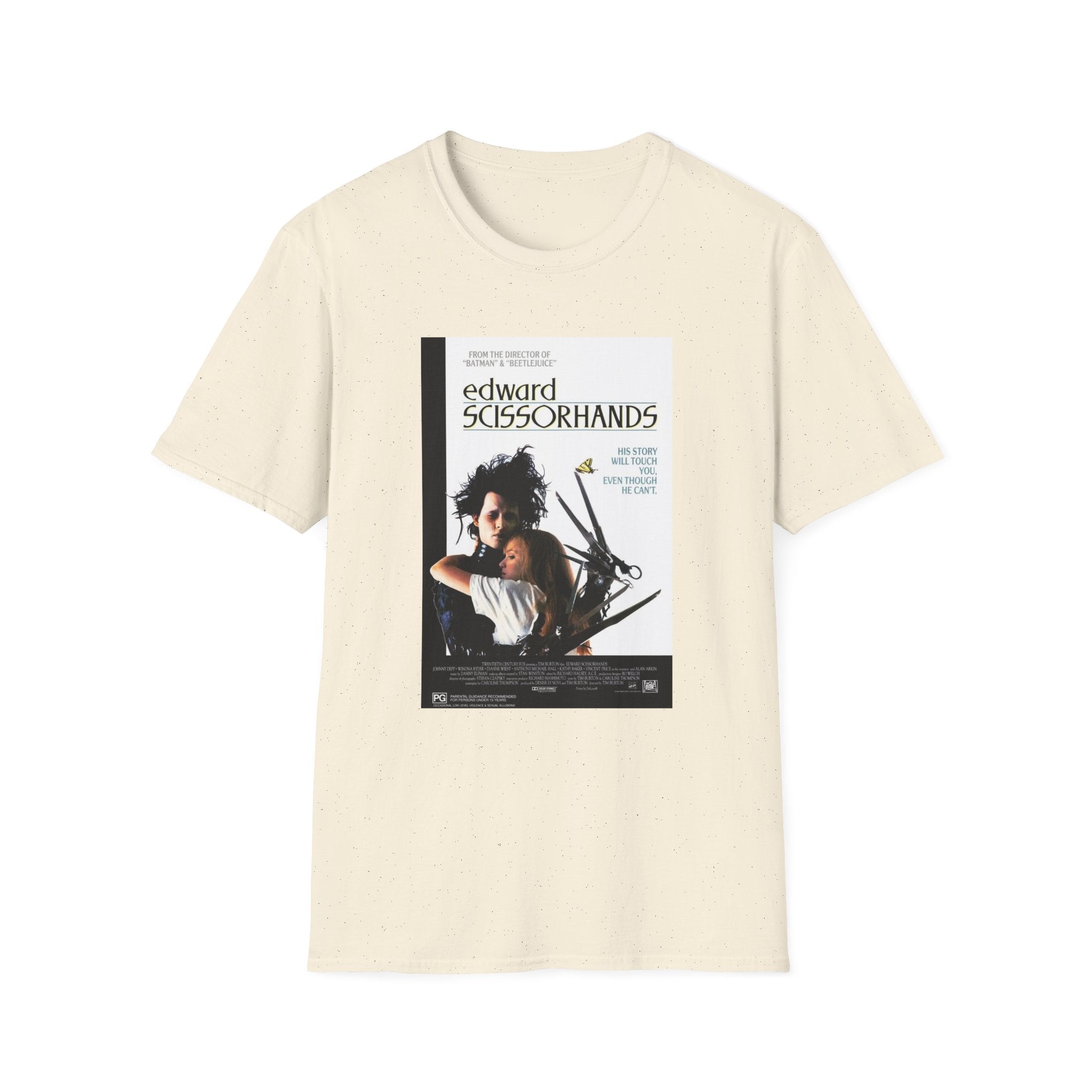 Edward Scissorhands Unisex Softstyle T-Shirt | Vintage Movie Tee | Perfect for Fans - Millennial Era Clothing