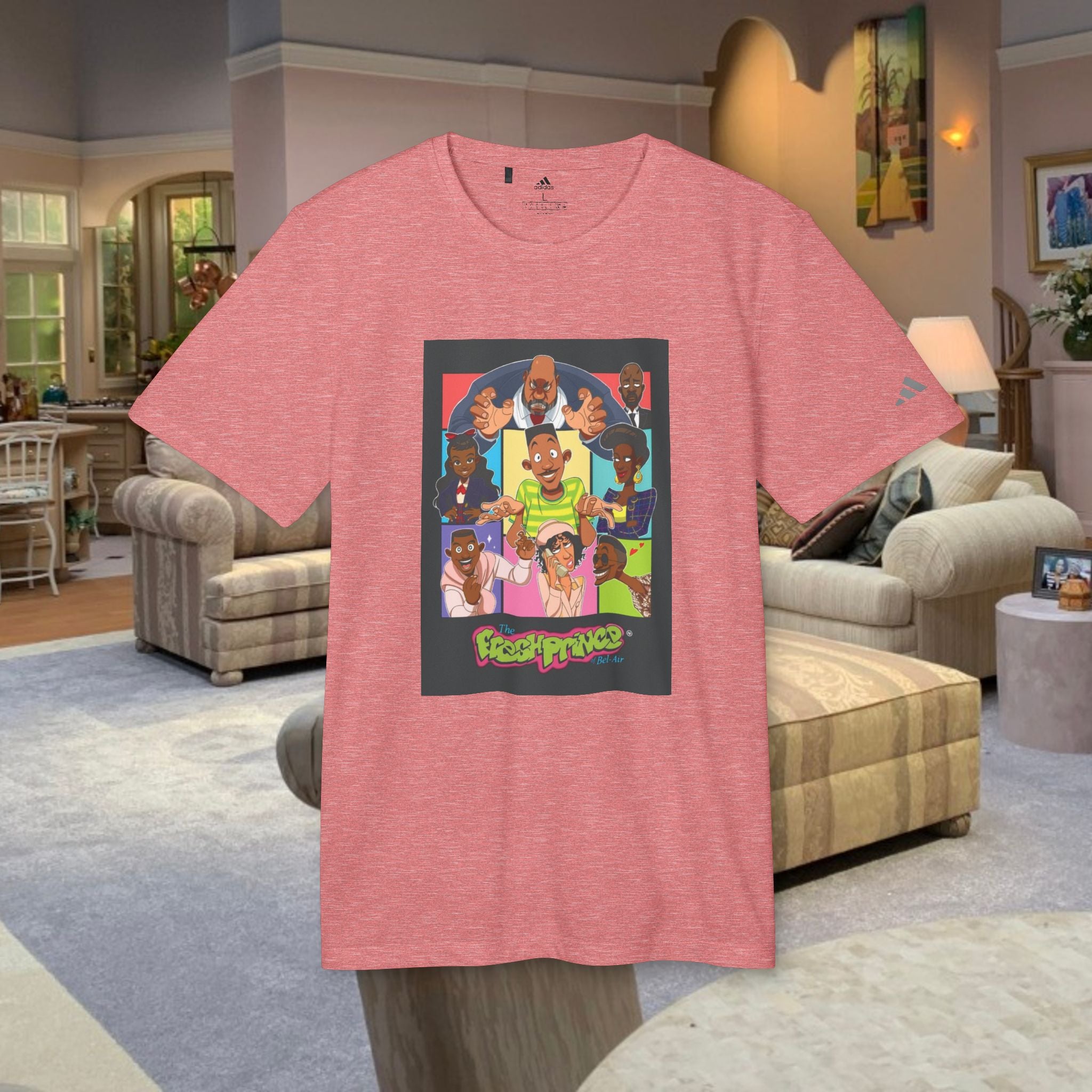 Fresh Prince of Bel-Air Graphic Tee – Adidas Collab - Millennial Era Clothing